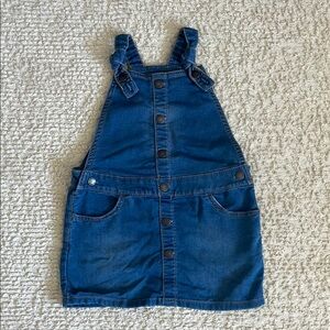 OshKosh B'gosh Denim Blue Kids Overall Dress